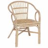vidaXL Scaun stivuibil natural 58 x 60 x 81 cm Ratan
