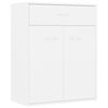 vidaXL Dulap, alb, 60x30x75 cm, lemn prelucrat