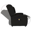 vidaXL Fotoliu de masaj rabatabil cu 2 locuri, negru, material textil