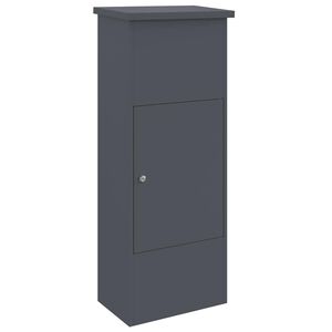 vidaXL Cutie pentru colet cu ușă Antracit 44,5 x 29 x 110,5 cm Oțel
