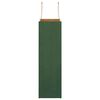 vidaXL Pungi de h&acirc;rtie 250 buc cu m&acirc;nere verde 21x11x36 cm