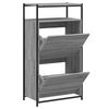 vidaXL Pantofar, gri sonoma, 60x34x112 cm, lemn prelucrat