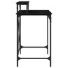vidaXL Birou Stejar Negru 80 x 50 x 90 cm Lemn compozit