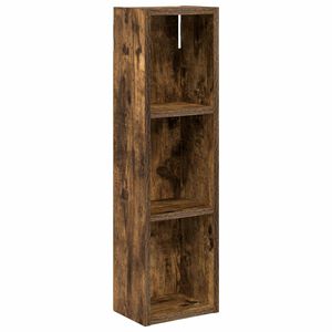 vidaXL Dulap de perete pentru baie Stejar Afumat 20 x 14 x 70 cm