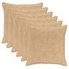 vidaXL Husă pentru pernă 6 buc. HOUTEN Crem 65 x 65 cm