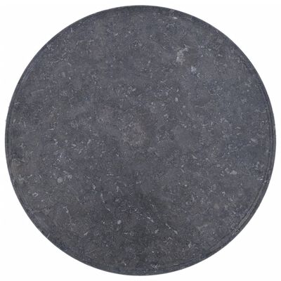 vidaXL Blat de masă, gri, Ø60x2,5 cm, marmură