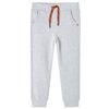 vidaXL Pantaloni de trening pentru copii, gri melanj, 104