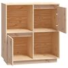 vidaXL Dulap, 70x35x80 cm, lemn masiv de pin
