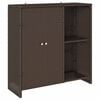 vidaXL Dulap de depozitare cu raft cu ușă Maro 100 x 36 x 102 cm Ratan