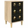 vidaXL Dulap de noapte BREMEN Stejar Sonoma 36 x 33 x 60 cm
