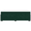 vidaXL Pat box spring cu saltea, verde &icirc;nchis, 90x190 cm, catifea