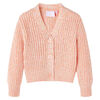 vidaXL Cardigan copii tricotat roz combinat 104
