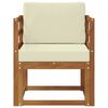 vidaXL Set de canapele de exterior Lemn de acacia solid și poliester