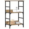 vidaXL Bibliotecă, stejar artizanal, 50x33x82 cm, lemn prelucrat