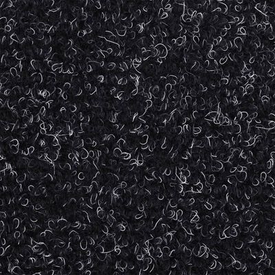 vidaXL Covorașe scări autoadezive, 5 buc., negru, 56x17x3 cm, punch