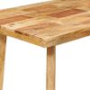 vidaXL Masă de dining natural 100 x 55 x 75 cm Lemn de mango solid