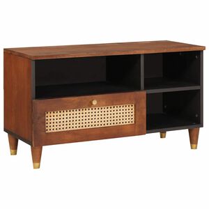 vidaXL Cabinet TV Maro 80 x 33,5 x 46 cm Lemn de mango solid