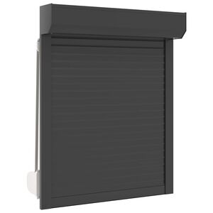 vidaXL Obturator rulant Antracit 70 x 100 cm Aluminiu și Poliuretan