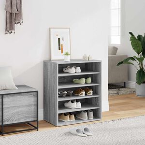 vidaXL Pantofar, gri sonoma, 60x35x70 cm, lemn compozit