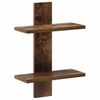 vidaXL Raft de perete Stejar fumuriu 30 x 13,5 x 43 cm Lemn prelucrat