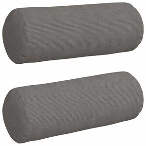 vidaXL Perne Bolster 2 pcs Gri deschis &Oslash; 25 x 70 cm