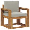 vidaXL Canapea de exterior Lemn de acacia solid și poliester