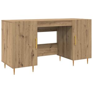 vidaXL Birou stejar artizanal Lemn prelucrat 140 x 50 x 75 cm