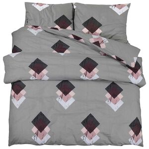 vidaXL Set cu husă de pilotă, multicolor, 200x220 cm, bumbac