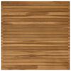vidaXL Placă de masă 80 x 80 x 3,5 cm Pătrat Lemn solid de tec natural