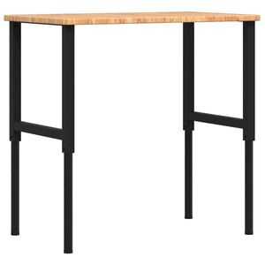 vidaXL Banc lucru maro 100x60x(71,5-98)cm lemn masiv stejar dreptunghi
