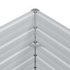 vidaXL Strat înălțat de grădină argintiu 100x40x77 cm oțel galvanizat