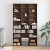 vidaXL Dulap CD-uri, stejar maro, 102x23x177,5 cm, lemn prelucrat
