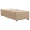 vidaXL Cadru de pat, cappuccino, 80x200 cm, piele ecologică
