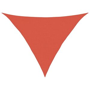 vidaXL P&acirc;nză parasolar, cărămiziu, 5x5x6 m, HDPE, 160 g/m&sup2;