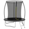 vidaXL Set trambulină rotundă, 183x52 cm, 80 kg