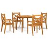 vidaXL Set mobilier de grădină, 5 piese, lemn masiv de acacia
