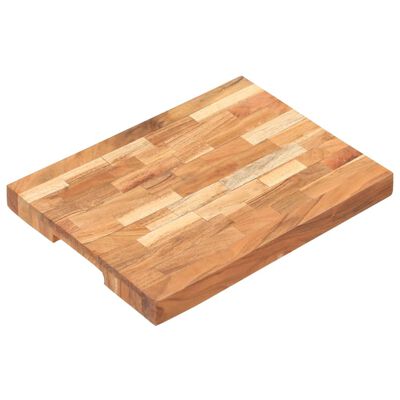 vidaXL Placă de tocat, 40x30x4 cm, lemn masiv de acacia