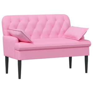 vidaXL Canapea cu capitonaj butonat Roz 111 x 68 x 80 cm Țesătură
