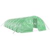 vidaXL Seră cu cadru din oțel, verde, 60 m&sup2;, 12x5x2,3 m