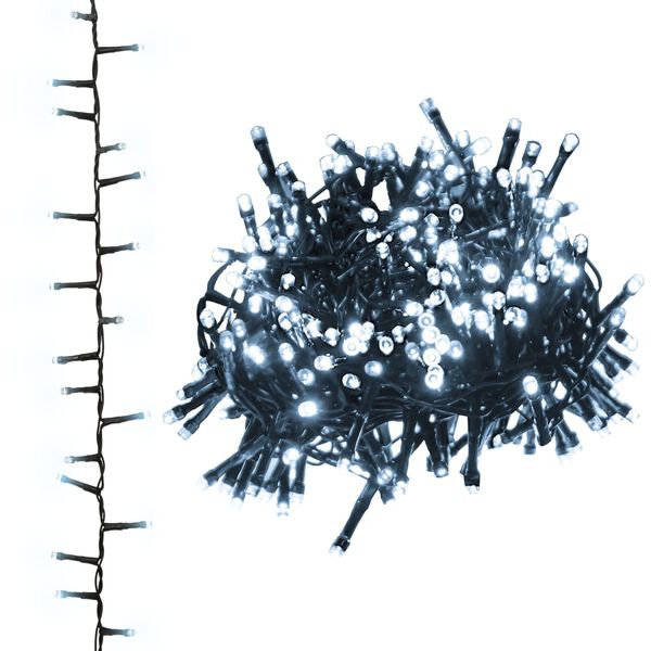 vidaXL Instalație compactă cu 2000 LED-uri, alb rece, 45 m, PVC