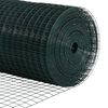 vidaXL Gard cu St&acirc;lp Verde 0,5 x 50 m Oțel și PVC