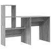 vidaXL Birou Gri Sonoma Lemn prelucrat 131,5 x 50 x 106,5 cm