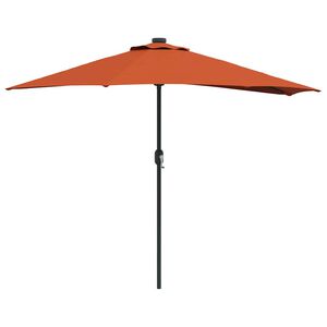 vidaXL Parasol de Grădină Terracota 294 x 150 x 224 cm