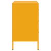 vidaXL Noptiere, 2 buc., galben muștar, 36x39x68 cm, oțel