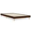 vidaXL Cadru pat fără saltea stejar maro 100x200 cm lemn prelucrat