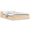 vidaXL Cadru de pat cu sertare King Size, 150x200 cm