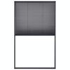 vidaXL Plasă insecte pentru ferestre, antracit, 120x160 cm, aluminiu