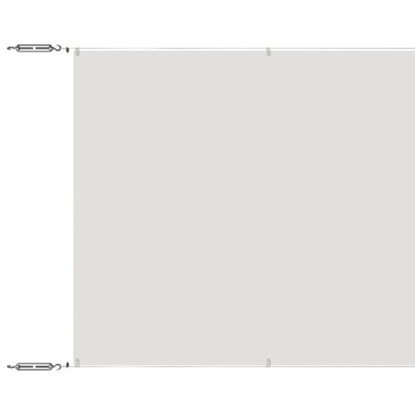 vidaXL Copertină verticală, alb, 60x1000 cm, țesătură Oxford