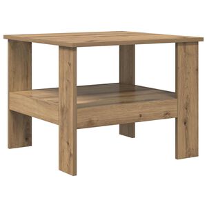 vidaXL Masă de cafea Stejar Artizanal 57 x 55 x 45 cm Lemn compozit