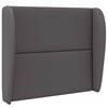 vidaXL Ureche pentru Tăblie Gri Scurt 80 x 23 x 6 cm PVC